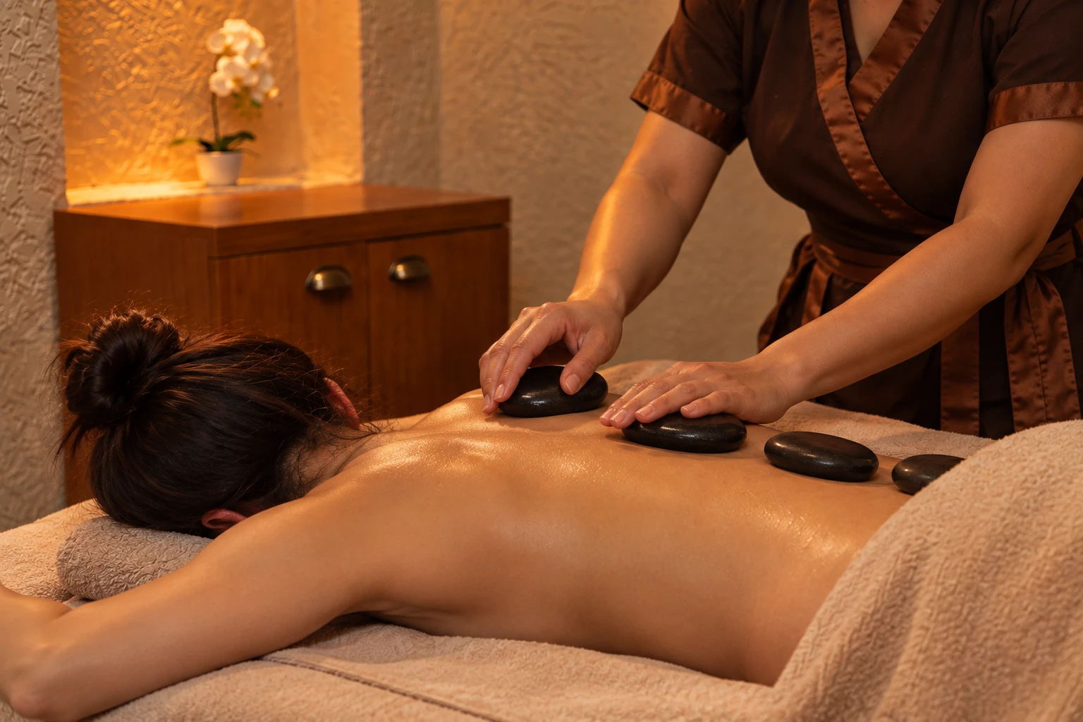 Hot-Stone-Massage im Alaaddin Hamam in Avanos, Kappadokien